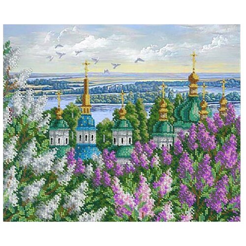 фото Набор вышивки бисером «купола», 26x31 см, русская искусница