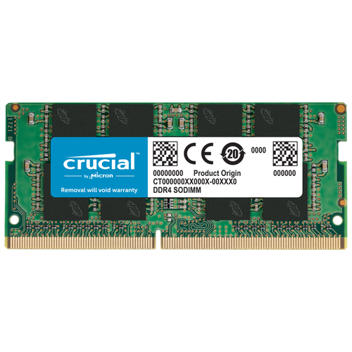 Память SODIMM DDR4 PC4-21300 Crucial CT8G4SFRA266, 8гб, 1.2 в