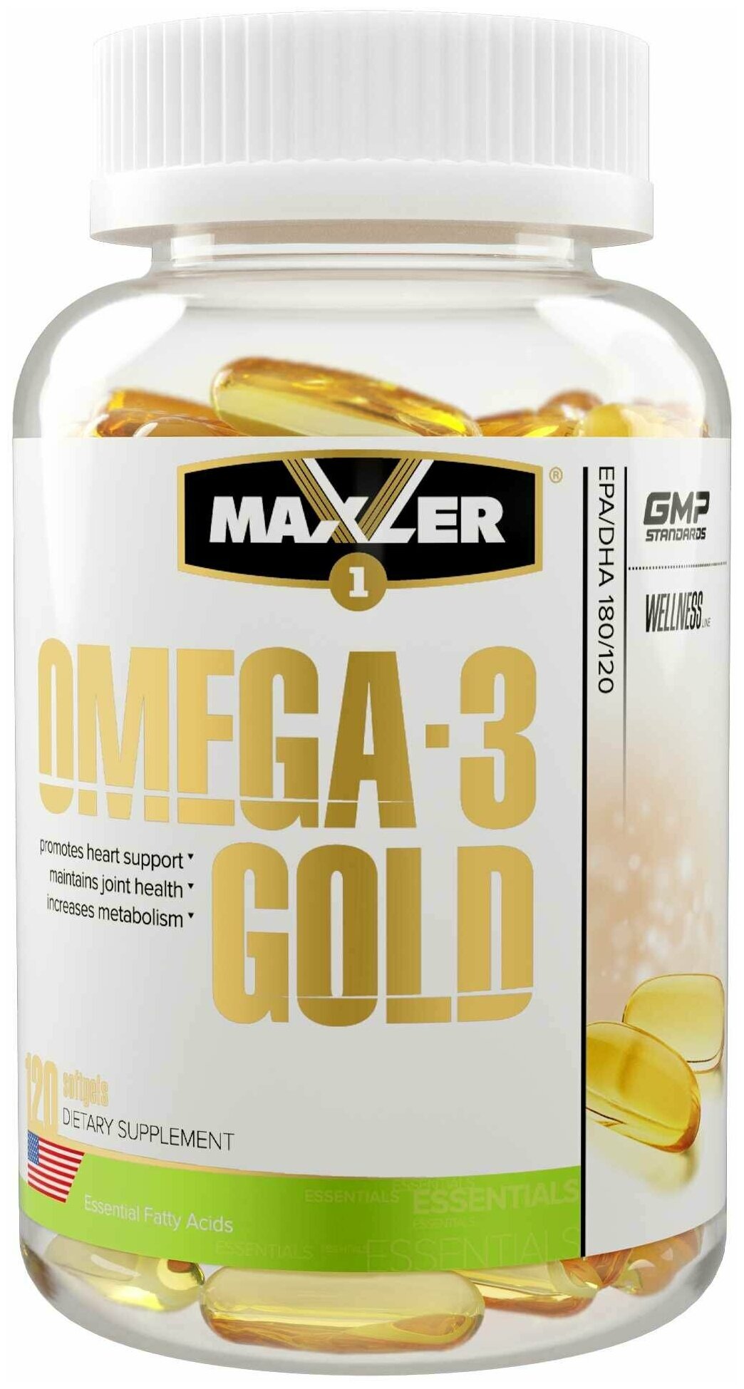 Maxler Omega 3 Gold капс., 120 шт.