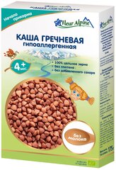 Каша Fleur Alpine ORGANIC безмолочная гречневая гипоаллергенная (с 4 месяцев) 175 г