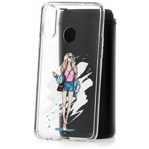 фото Чехол на samsung galaxy a30s kruche print fashion girl кruче