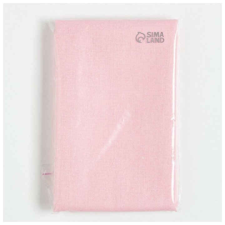 Наволочка "Крошка Я" 40х60 см, цв. розовый, 100% хлопок, бязь - фотография № 2