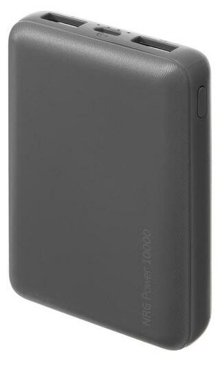 Внешний аккумулятор (Power Bank) DEPPA NRG Power, 10000мAч, серый [33550] - фото №10