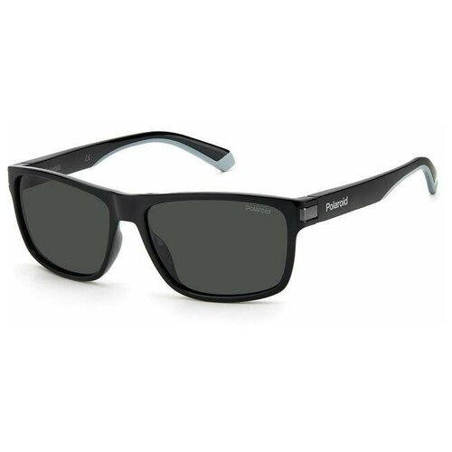 Солнцезащитные очки Polaroid, серый, черный солнцезащитные очки polaroid pld 2041 s зеленый