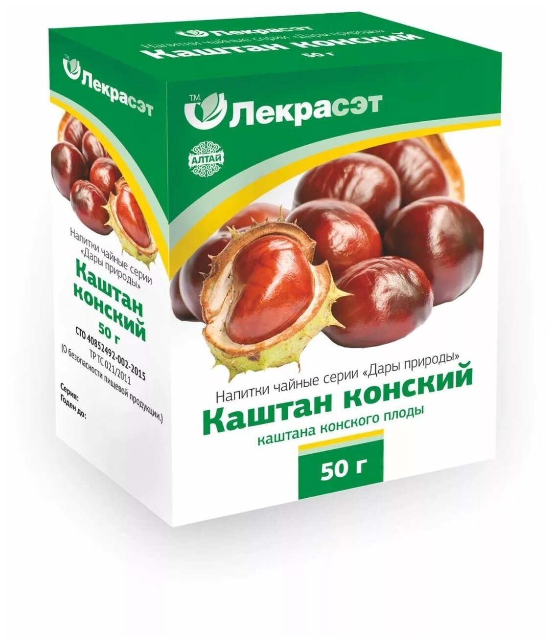 Каштан конский плоды 50 гр. (Лекра-СЭТ)