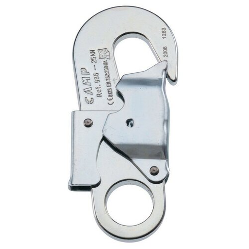 Карабин монтажный CAMP STEEL SAFETY HOOK 18 mm карабин oval stainless steel plated quick link 8 mm camp safety