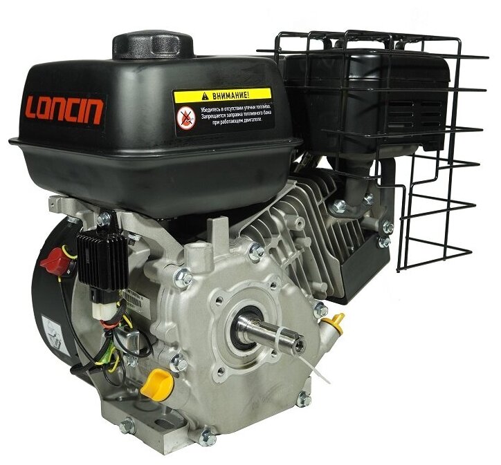Двигатель бензиновый Loncin LC175F-2 (R type) D19 5А (85л с 252куб вал 19мм ручной старт катушка 5А)