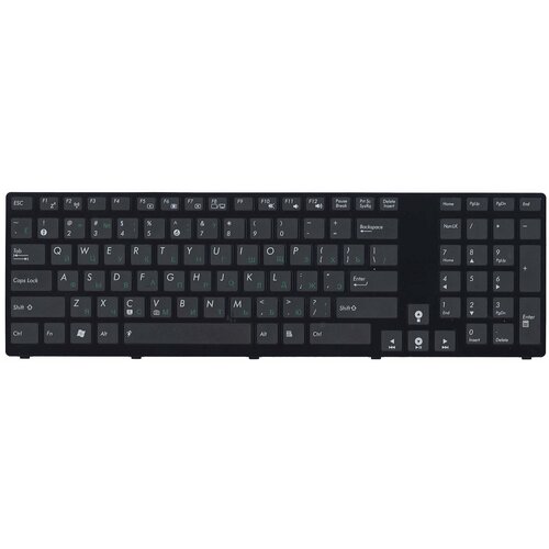 Клавиатура для ноутбука Asus K93 черная с рамкой 1590₽