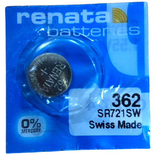 батарейка для часов renata 362 sr721sw 1 55 в дисковая 1шт Батарейка renata 362 1шт