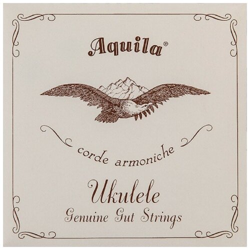 aquila 138u струны для укулеле AQUILA GENUINE GUT 1U жильные струны для укулеле сопрано (High G-C-E-A)