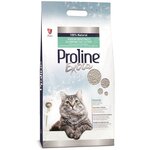 Proline Extra комкующийся премиум наполнитель для кошачьего туалета, лотка, глиняный, без пыли, без запаха 12л - изображение