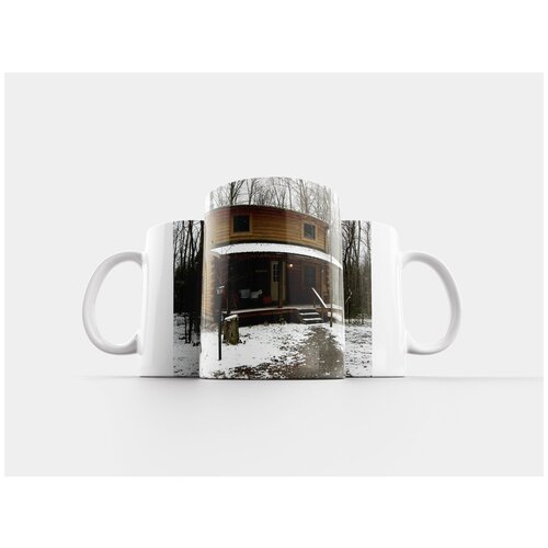 фото Кружка "бревно, западная вирджиния, зима" 320 мл lotsprints