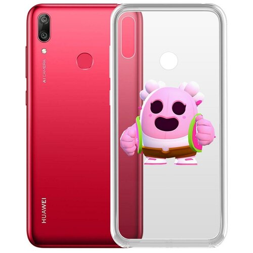 фото Чехол-накладка clear case brawl stars-сакура спайк для huawei y7 (2019) krutoff group