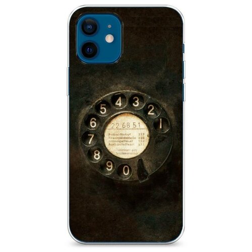 фото Силиконовый чехол "старинный телефон" на apple iphone 12 mini / айфон 12 мини case place