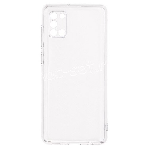 Силиконовый чехол ClearCover Plus для Samsung Galaxy A31 A315 прозрачный накладка силикон для samsung galaxy a31 2020 a315 прозрачная