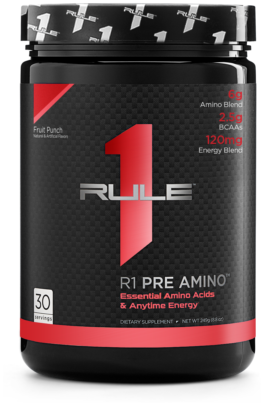 Аминокислоты RULE ONE PreAmino Energy 250г (Fruit punch)