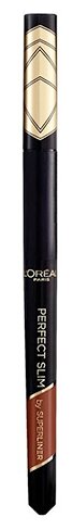 LOreal Paris Суперлайнер для глаз Perfect Slim, оттенок 03 коричневый