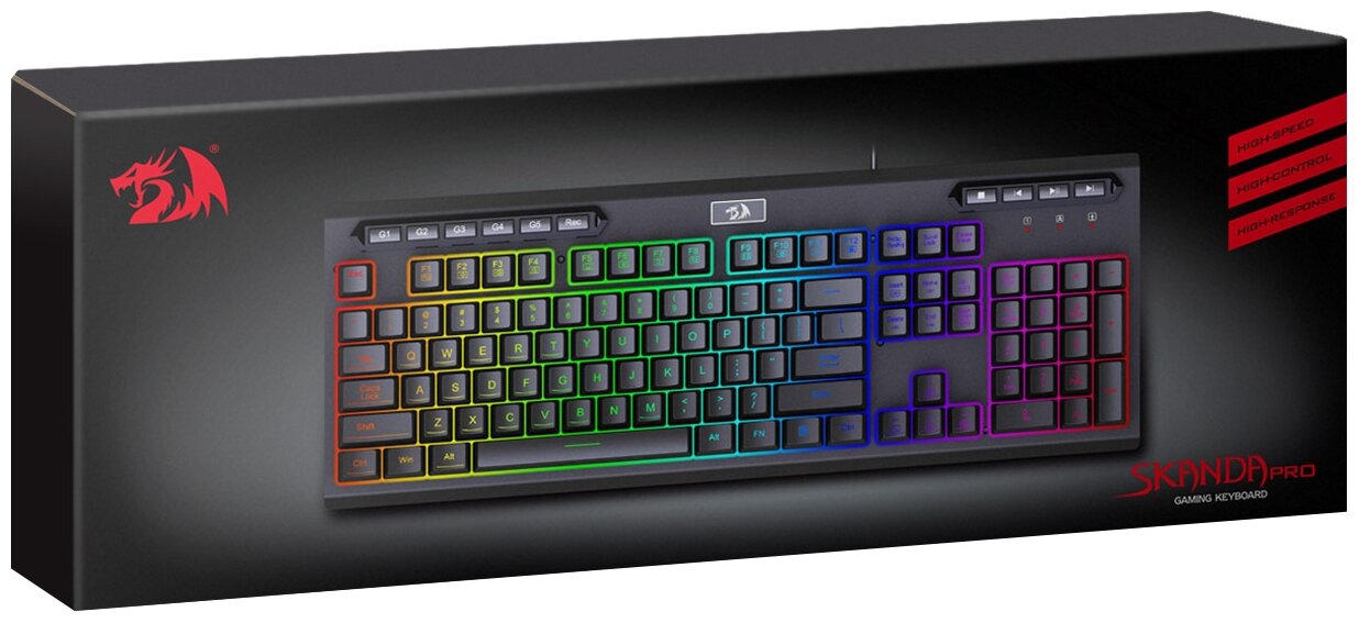 Клавиатура игровая Redragon Skanda Pro RGB