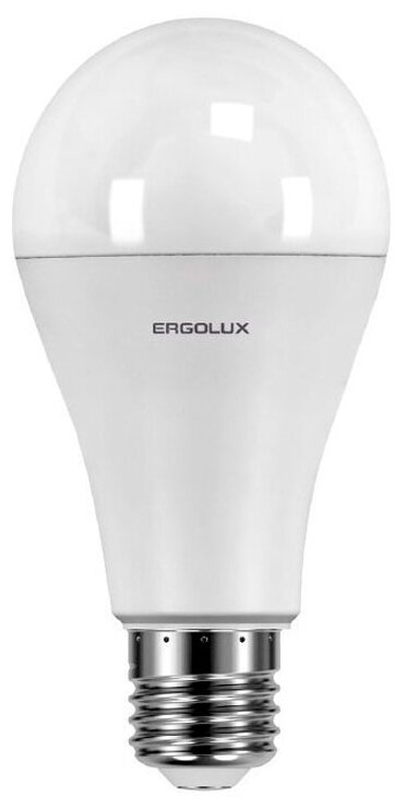 Лампа светодиодная Ergolux LED-A65-20W-E27-4K,ЛОН