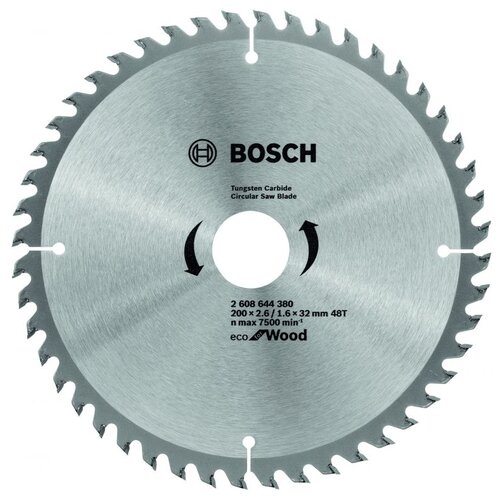 Пильный диск BOSCH 2.608.644.380 200х32 мм диск пильный bosch eco al 210 ммx30 мм 64зуб 2608644391