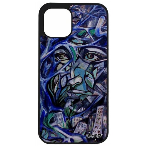 фото Чехол на мобильный iphone 12 pro, "взгляд" стрит- арт картина utaupia