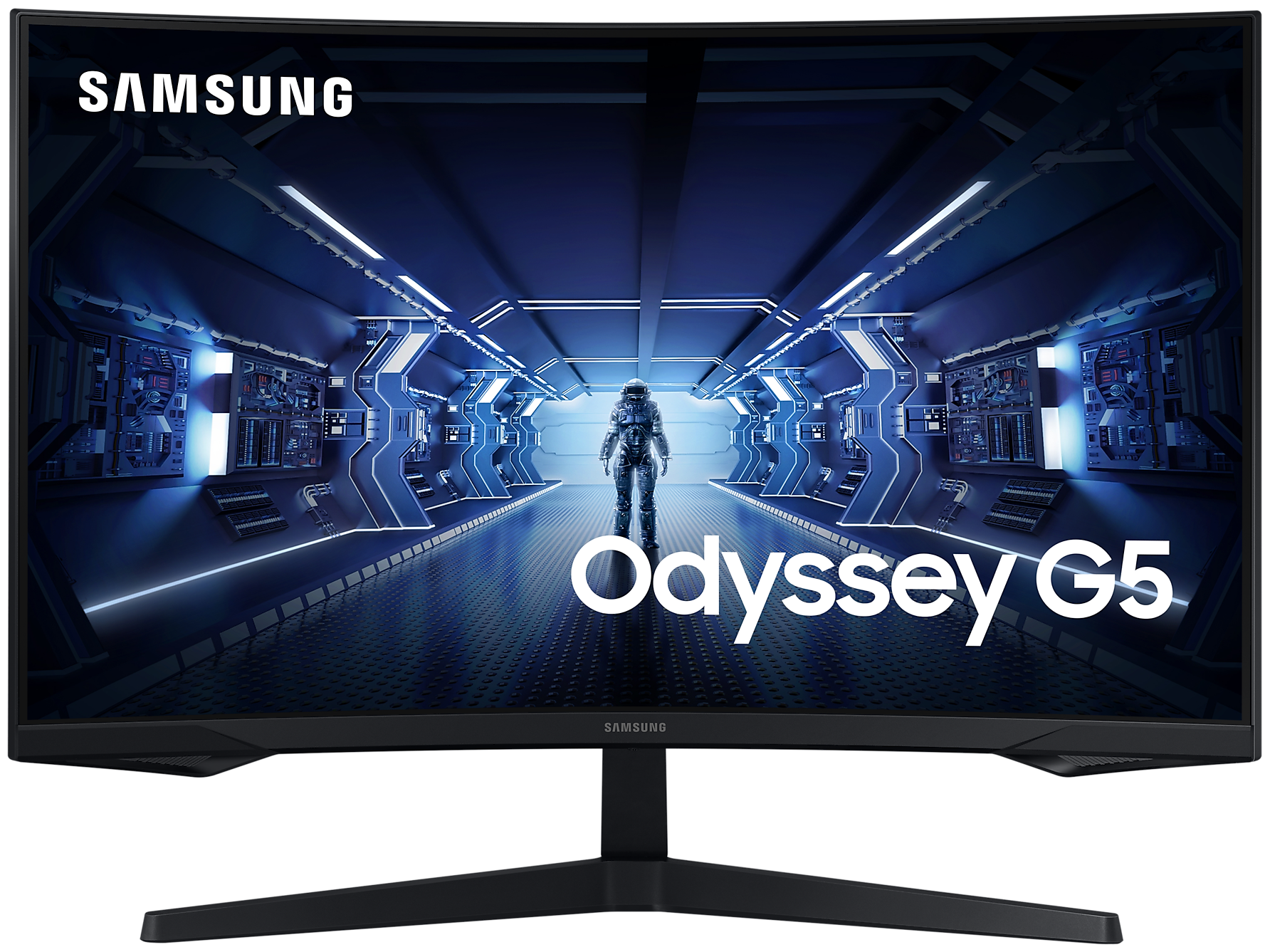 31.5" Монитор Samsung Odyssey G5 C32G54TQWI, 2560x1440, 144 Гц, *VA, черный