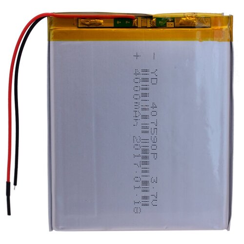 аккумулятор универсальная 406075p 3 7v li pol 3000 mah 4 60 75 mm Аккумулятор универсальный 407590p (4*75*90 mm) 3,7v Li-Pol 4000 mAh