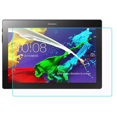 Защитная пленка MyPads для планшета Lenovo Tab 2 A10-30 / A10-30L / ZA0D0048RU / ZA0D0053RU /TAB 2 X30 16GB LTE / TB2-X30L глянцевая чехол обложка mypads для lenovo tab 2 a10 30 a10 30l za0d0048ru za0d0053ru tab 2 x30 16gb lte tb2 x30l с мульти подставкой голубой