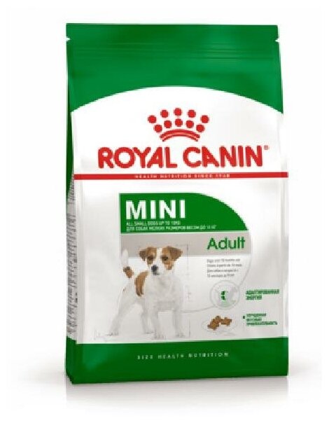 Royal Canin RC Для взрослых собак малых пород (до 10 кг): 10мес.- 8лет (Mini Adult) 30010080R4 0,8 кг 12700 (3 шт)
