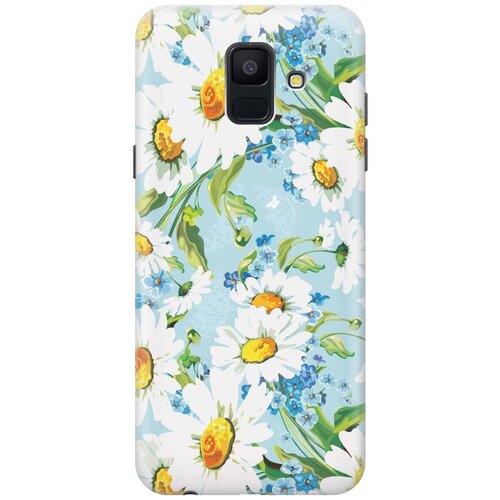 фото Gosso ультратонкий силиконовый чехол-накладка для samsung galaxy a6 (2018) с принтом "поле ромашек"