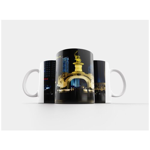 фото Кружка "наньнин, квадрат, городской ночной вид" 320 мл lotsprints