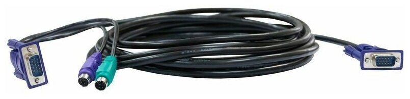 Аксессуар D-Link DKVM-CB3 KVM Cable with VGA and 2xPS/2 connectors for DKVM-4K, 3m