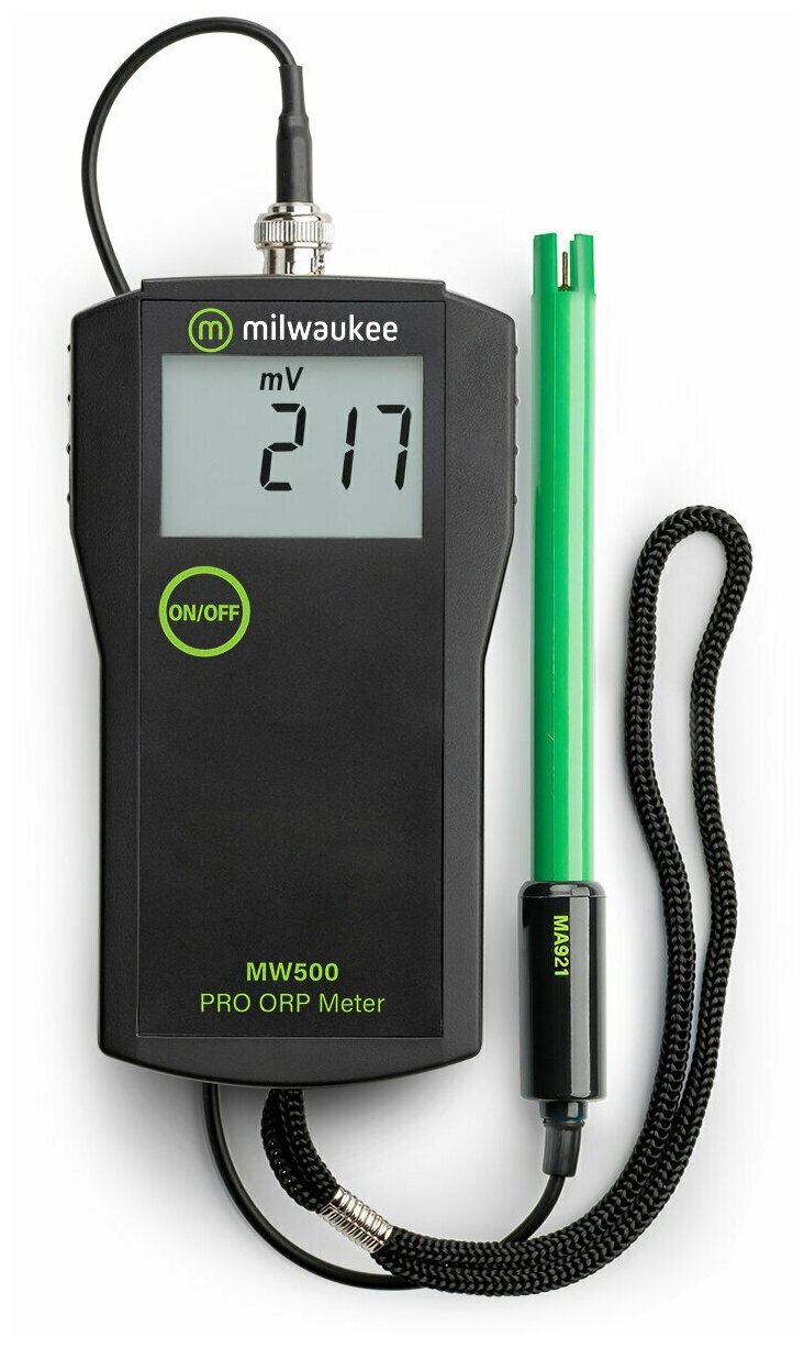 Milwaukee MW500 PRO портативный ОВП метр для воды (Redox тестер) со шнуром 1 метр
