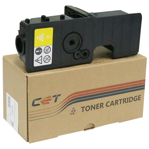Тонер-картридж CET CET8996Y, желтый, для лазерного принтера, совместимый тонер картридж static control tk5240c голубой 3000стр для kyocera ecosys m5526cdn m5526cdw p5026cdn p5026cdw