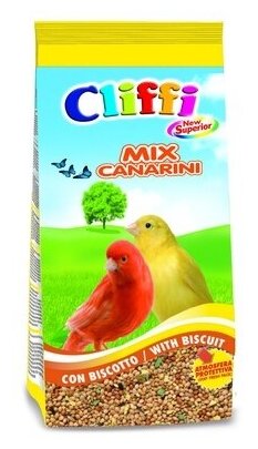 Cliffi (Италия) Смесь отборных семян для канареек с бисквитом (New Superior Mix Canaries with biscuit) | New Superior Mix Canaries with biscuit, 1 кг