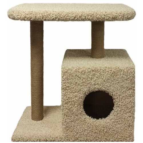 Когтеточка с домиком для кошки Трикси