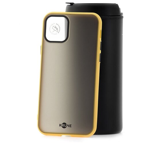 фото Чехол на айфон 11 pro kruche eye-guard yellow кruче