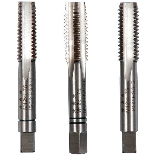 PROJAHN Метчики ручные M8x1,25, HSS, DIN 352, 6H, комплект из 3 штук, шт 93080