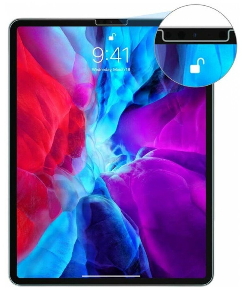 Комплект 2 Защитное стекло для планшета Apple iPad Pro 11 (2018/2020/2021/2022) / Apple iPad Air 4 (2020)/Air 5 (2022) 109" 033мм