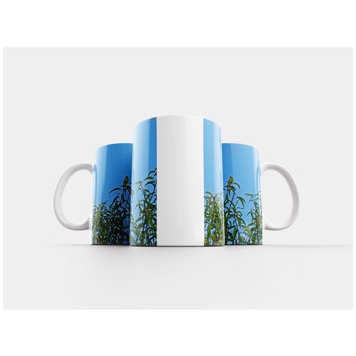 фото Кружка "золотая иволга, миндальное дерево, птица" 320 мл lotsprints