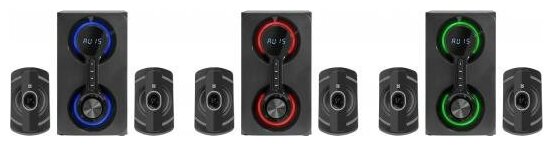 Колонки с сабвуфером Defender Eclipse акустическая стерео система 2140 Вт Bluetooth 50 MP3-плеер FM usb дерево