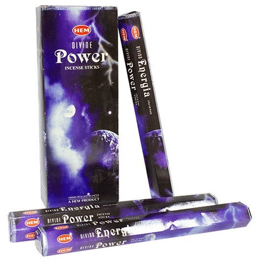 Благовоние HEM Божественная Власть Divine Power шестигранник упаковка 6 шт