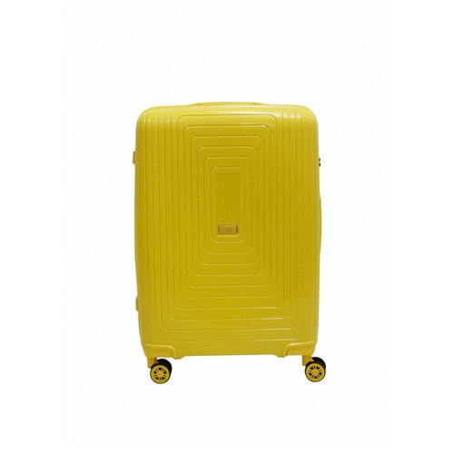 фото Чемодан для ручной клади l’case, полипропилен, 5060 moscow жёлтый 20" l'case