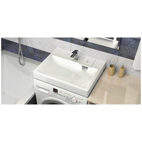 Раковина над стиральной машиной адель MARRBAXX - 590х546х88 над стиральной машиной с кронштейнами б/сифона
