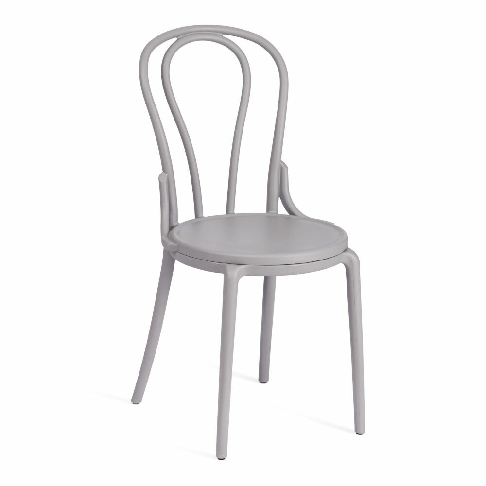 Стул THONET (mod. PL62) пластик, 42x52x89 см, серый