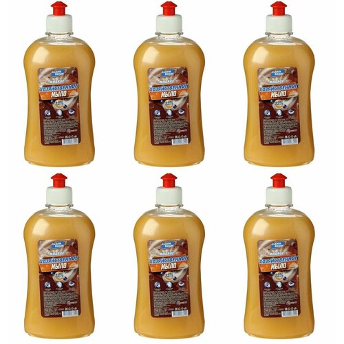 Clean Room Жидкое хозяйственное мыло 72%, 500 мл, 6 шт