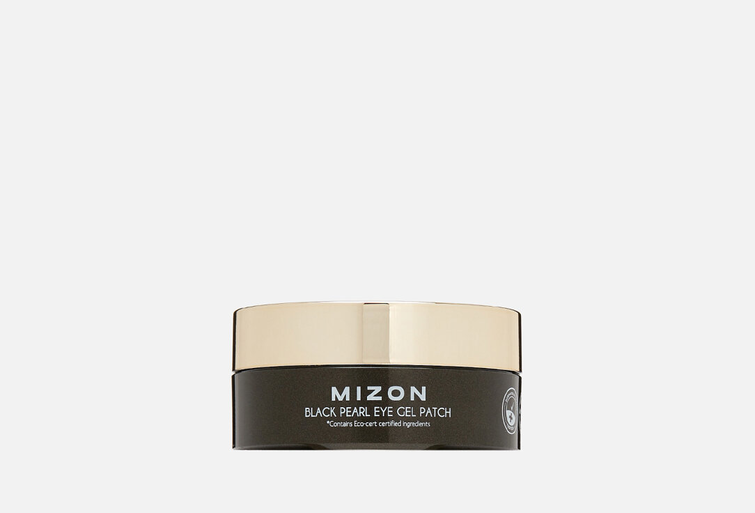 Гидрогелевые Патчи под глаза Mizon BLACK PEARL EYE GEL PATCH / количество 60 шт