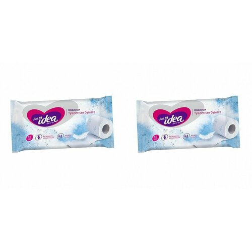Emily Style Бумага влажная туалетная Fresh idea, увеличенный размер, 13x18 см, 40 шт, 2 уп