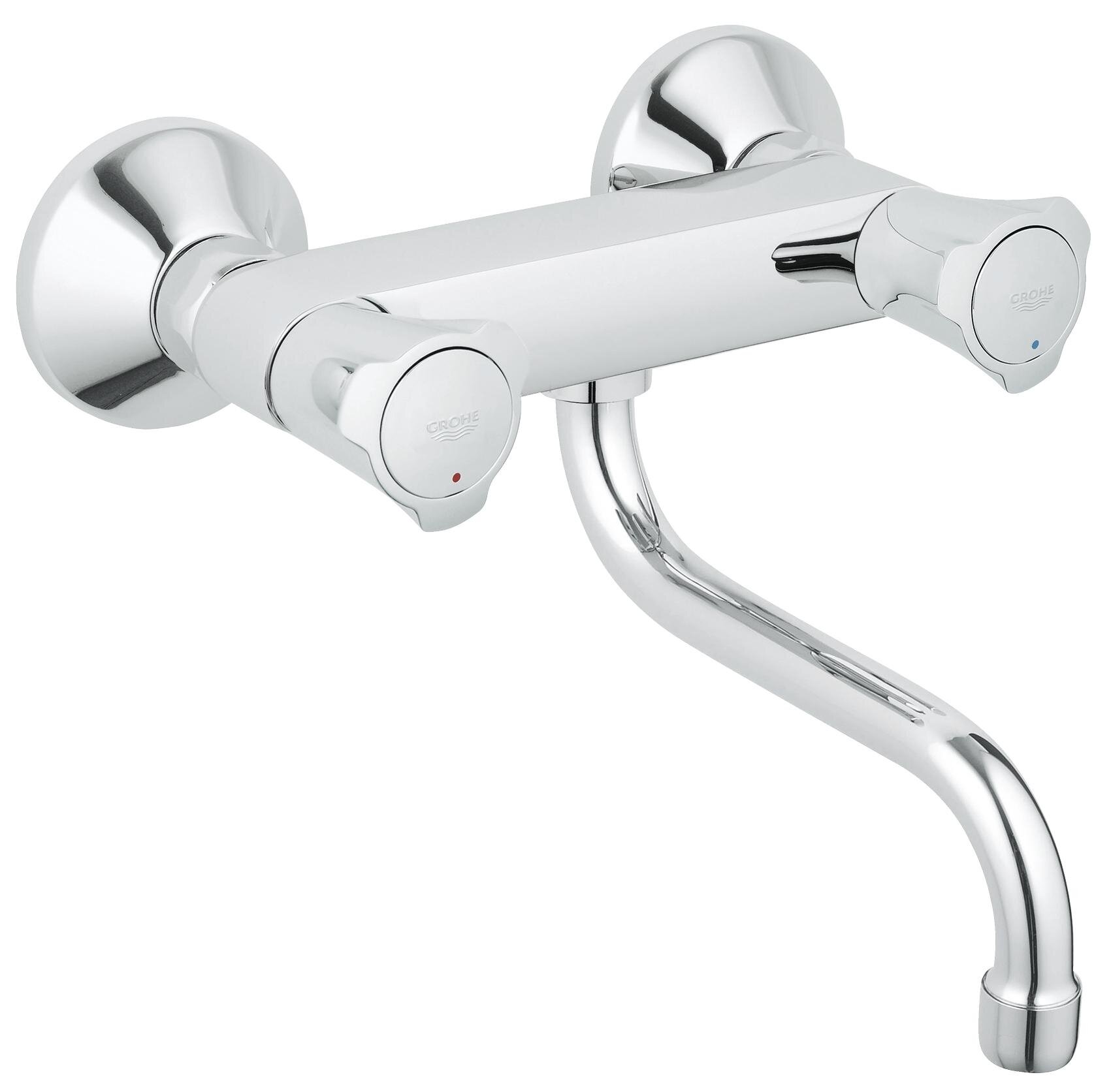 Смеситель для кухонной мойки 31187001 GROHE Costa L, настенный, хром