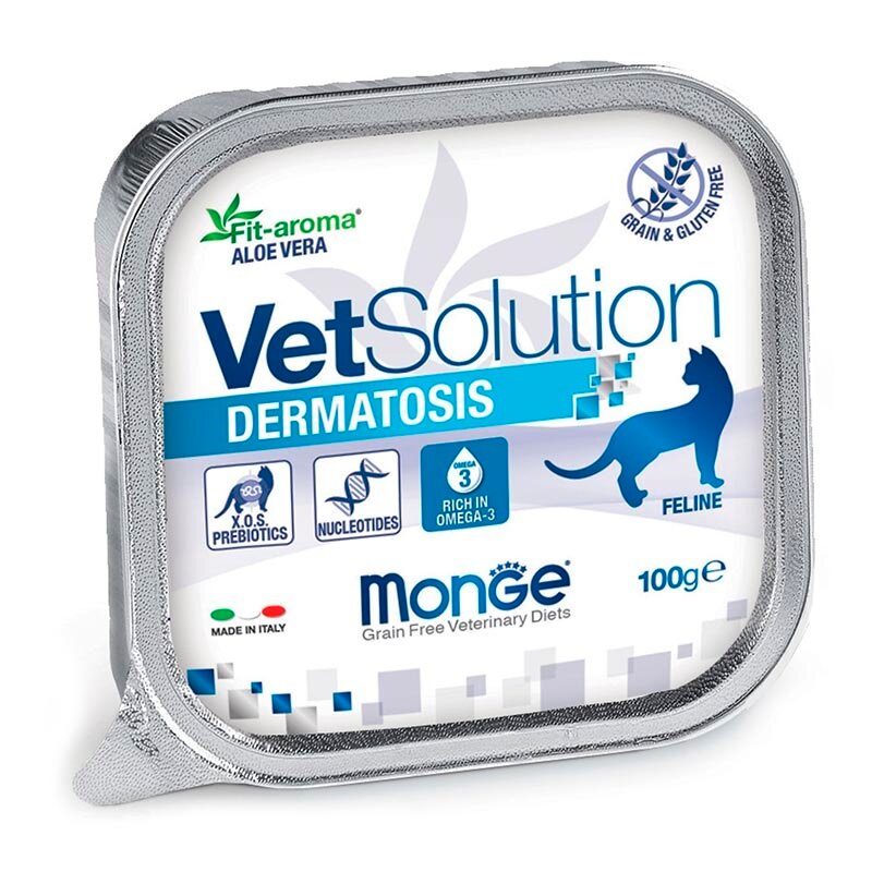 Влажный корм для кошек Vetsolution Cat Dermtosis 100 г*6шт — фото 1